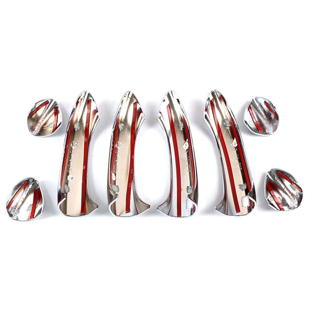 Pro Opel Opel Insignia B Astra K Ampera-e Chrom Vnější kryt kliky dveří Chromový stylový ozdobný rám