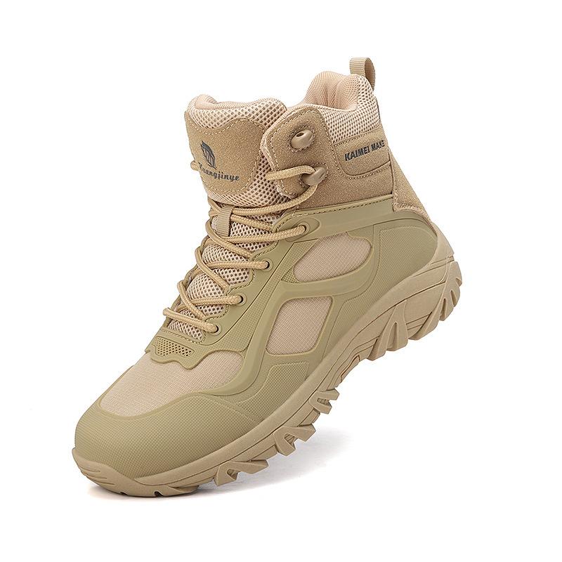 Large Size Breathable Tactical Boots Special Forces Outdoor Hiking Wear-resistant Training Combat Boots High-top Military Boots