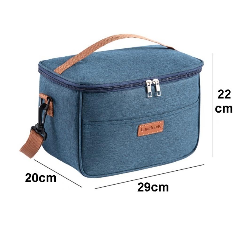 Portable Multifunctional Lunch Bag Large Capacity Thermal Waterproof Insulated Bag Travel Cooler Picnic Lunch Box Outdoor