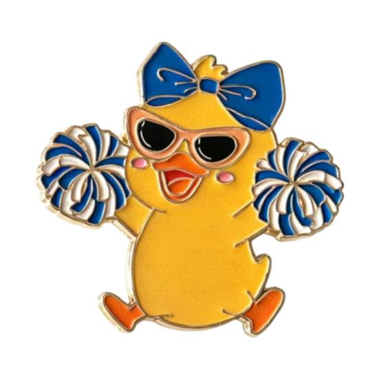 Spilla Tecnologia Smalto, Spilla Forma Anatra Cheerleader Cartone Animato Anime, Spilla Piccola Robusta per Uniformi Scolastiche Borse Usura Quotidiana