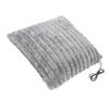 USB Heating Plush Pillow Electric USB Heating Pad Chair Sofa Pillow 5V Heated Back Waist Support Pillow for Home Office