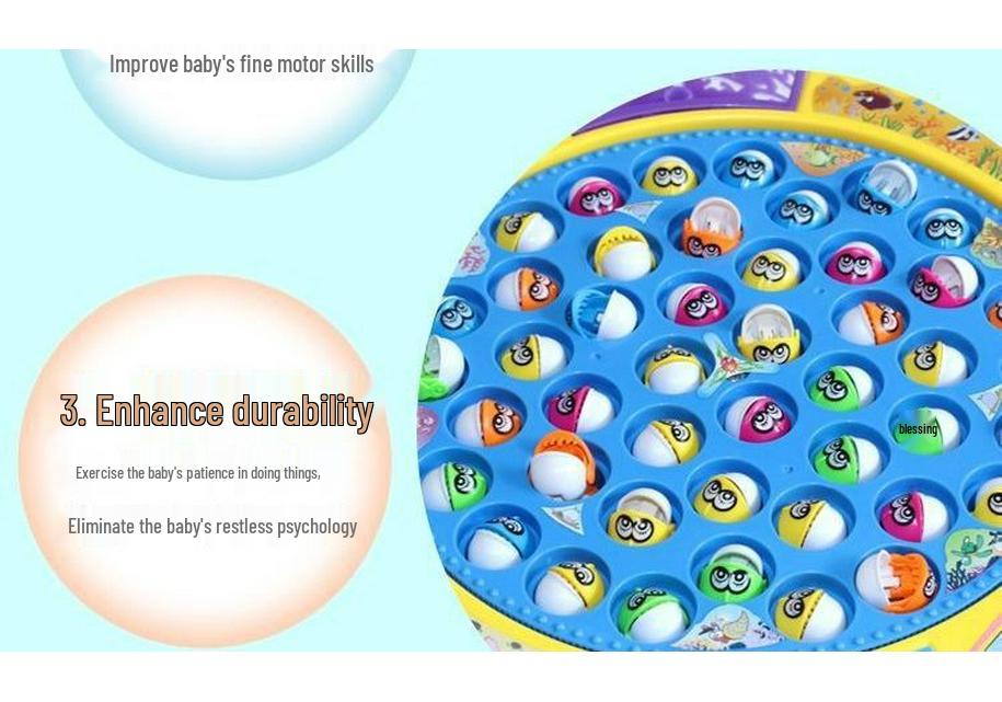 Children's Electric Fishing Toy for Kids Ages 1-4 - Ideal for Early Education, Birthdays, and Children's Day