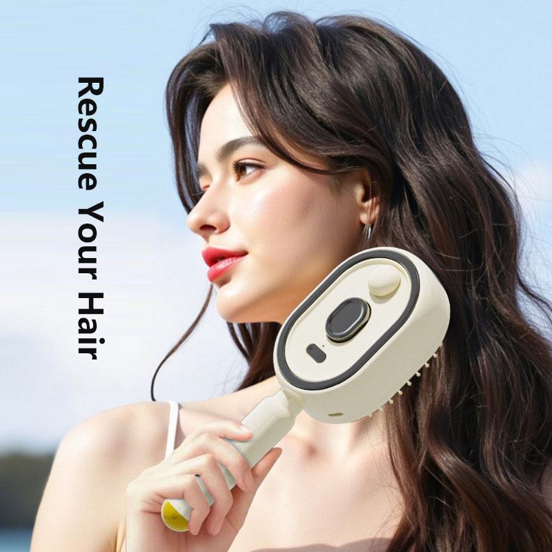 USB Rechargeable Electric Spray Hair Comb Hair Care Comb Promotes Voluminous Hair  Anti-Static Multi-Function Comb
