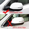 Car Exterior Rearview Side Mirror Corner Triangle Trim Cover Cap Window Door Molding Panel For Honda CRV 2017 2018