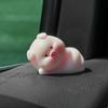 Auto Mini Schwein Ornamente Auto Mittelkonsole DIY Dekoration Anhänger Cartoon Harz Ferkel Hausfiguren Miniatur Schreibtisch Dekor