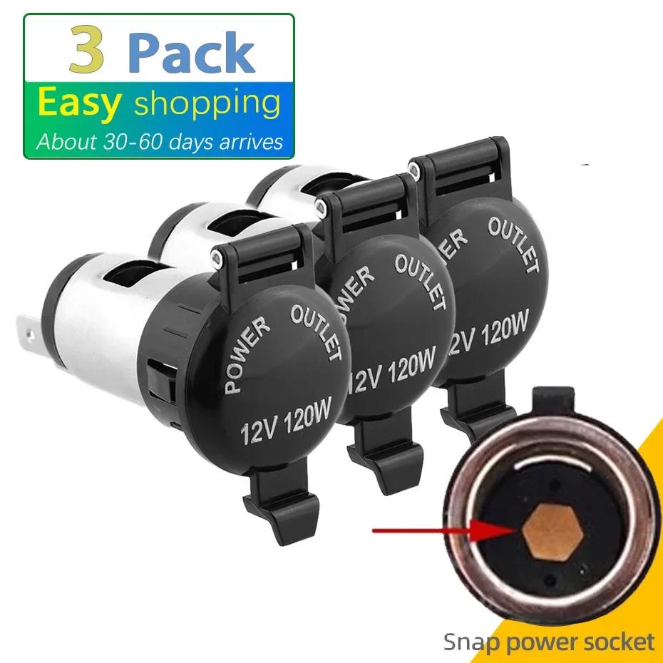 Auto-Zigarettenanzünder-Universalsteckdosenadapter Tragbare Steckdose 12V-24V 120W-250W für Auto-LKW-Motorradboot