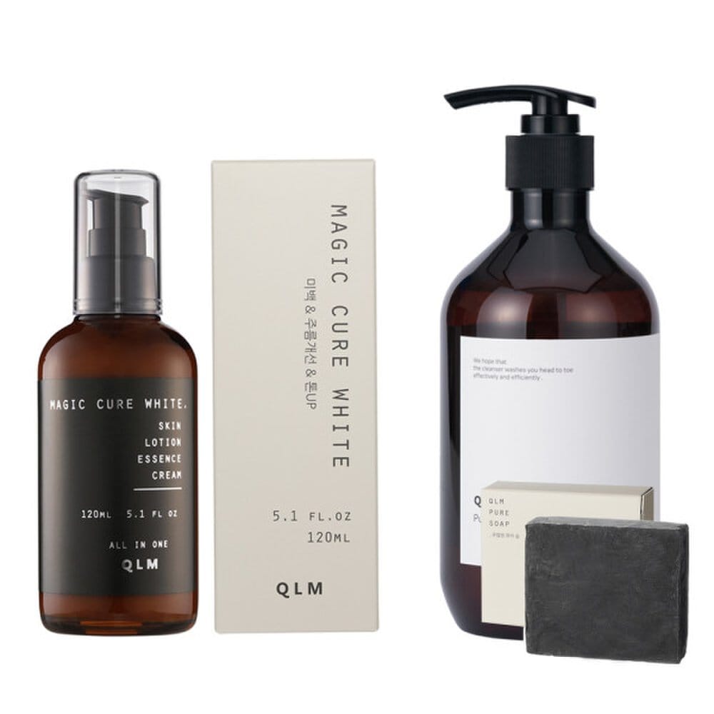 

QLM M Men s Whitening Skin Trouble All-in-One 2-Piece Set
