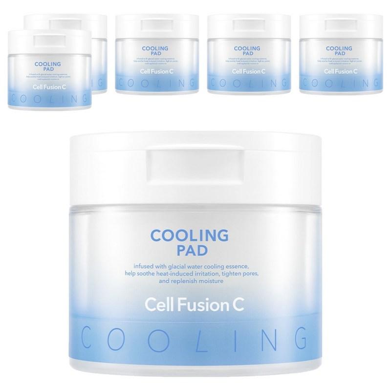 Cellfusionc Post Alpha Cooling Pad 180ml, 70 Pads, 6 Pcs