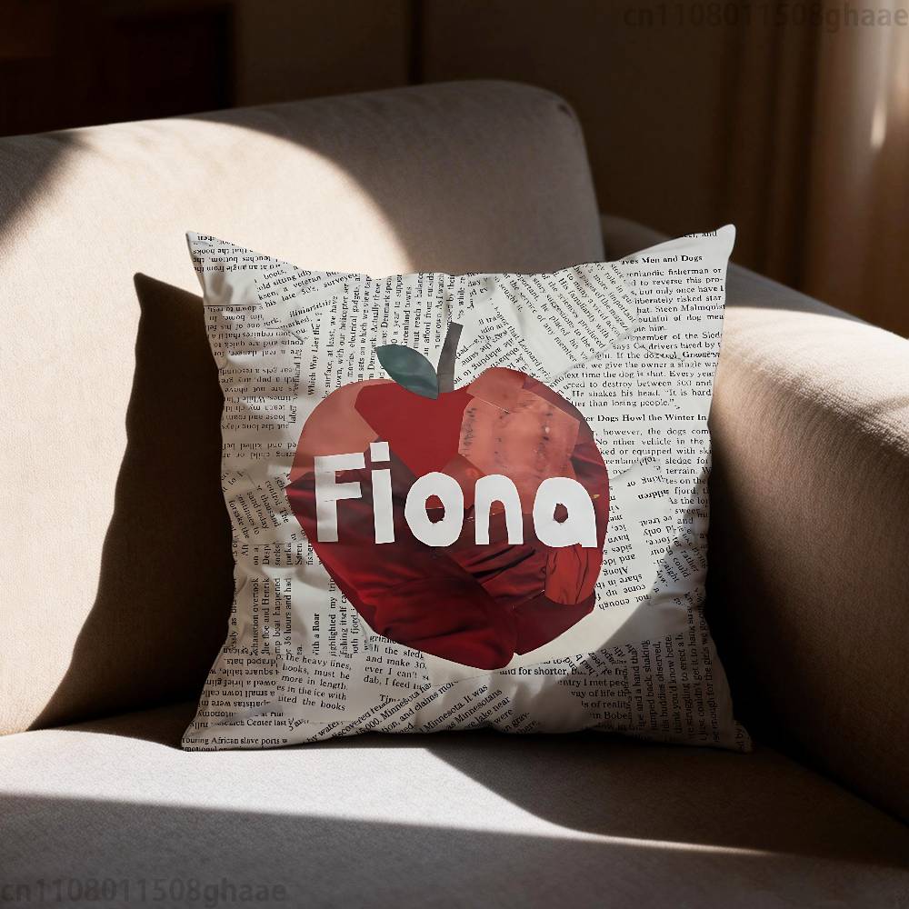 Fiona Apple Pillow Case Antidustmite Pillowcase Invisible Zipper Silky Short Plush Sofa Cushion Cover