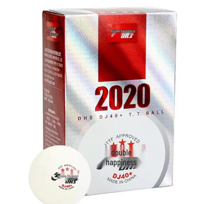 DHS 3-Star D40+ Table Tennis Balls