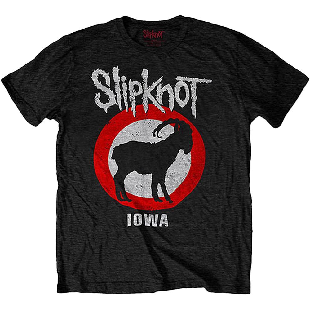Men s Slipknot Iowa Goat T-shirt Large Black 4XL