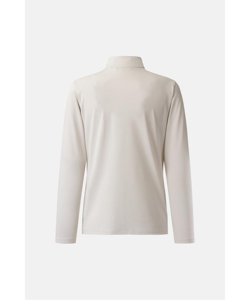Koolongseupocheu Women'S Basic Zip-Up Long Sleeve T-Shirt Jktbm26252Cre