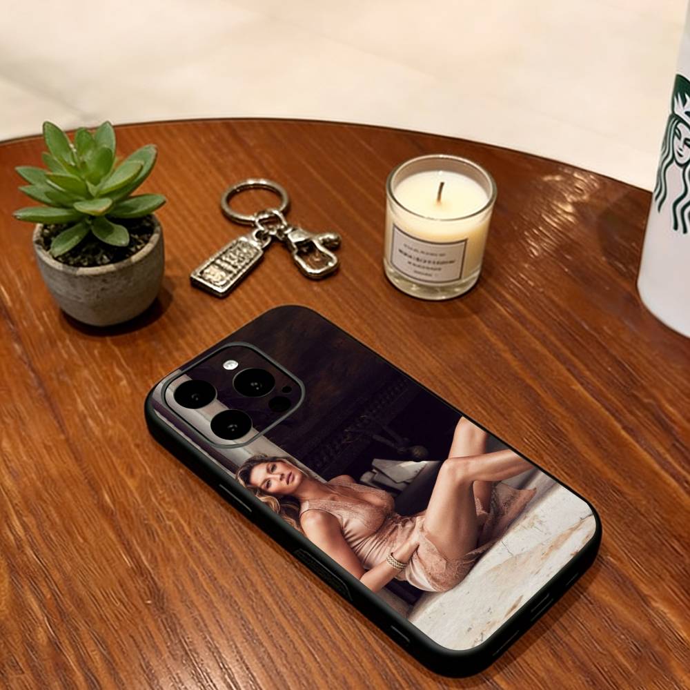 

Gisele Bundchen Phone Case For iPhone 17,16,15,14,13,12,11 Plus,Pro Max,XS,Soft Silicone Black Cover iPhone13ProMax