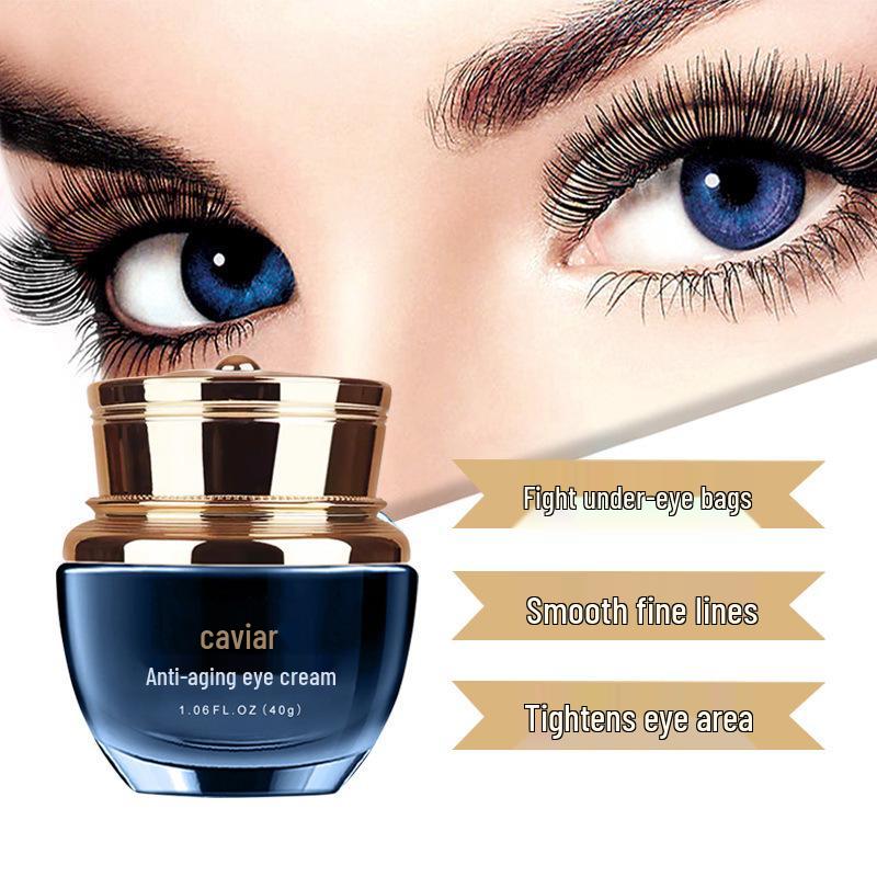 Caviar Anti-Aging Eye Cream: Firming, Moisturizing, Reduces Eye Bags, Fine Lines & Dark Circles