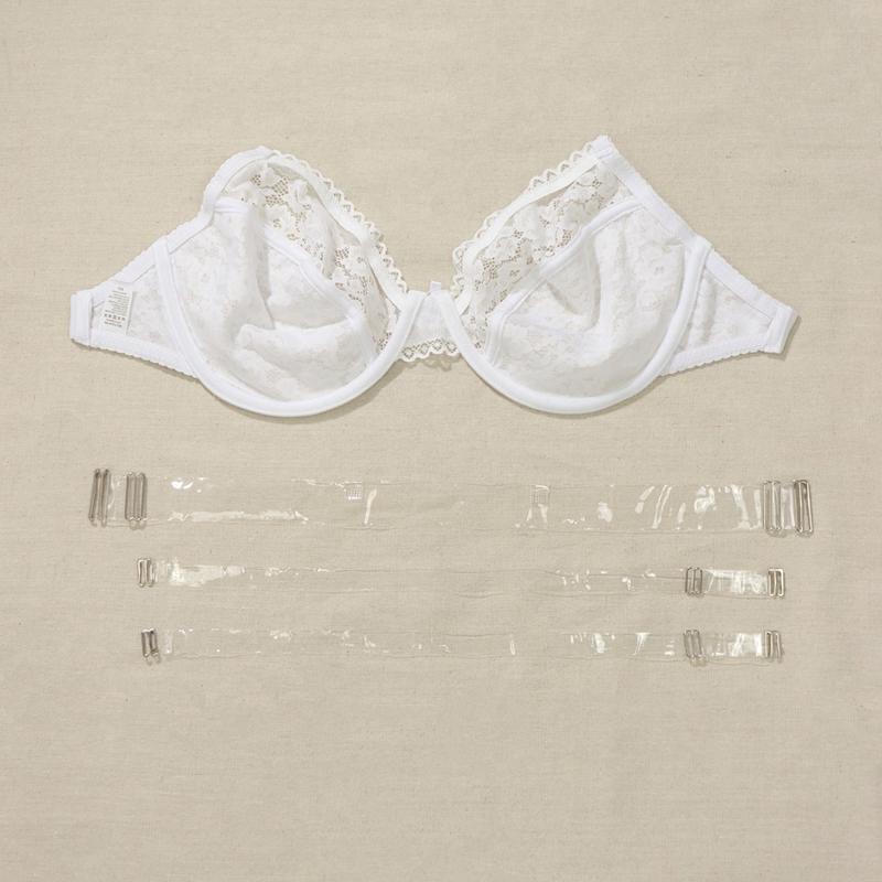 Women Plus Size Invisible Bra with Wired Sexy Lace Lingerie Unlined Bra Backless Underwear 85C 85D 90C 90D 95C 95D 100C 100D