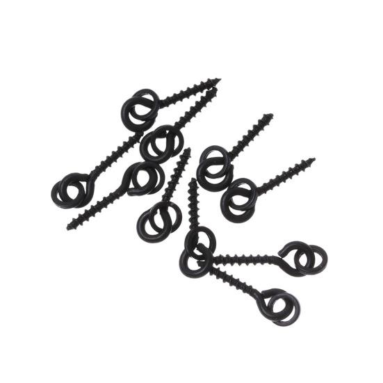 20Pcs Carp Rig Ring Stops with 20Pcs Boilie Bait Screw Fishing Accessories Kit