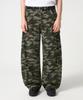 TRILLION Camo Wide Curved Cotton Pants_Deep Khaki