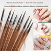 French Stripe Nail Art Liner Pinselspitzen Ultradünner Strichzeichnungsstift UV-Gel Malpinsel Maniküre-Werkzeuge