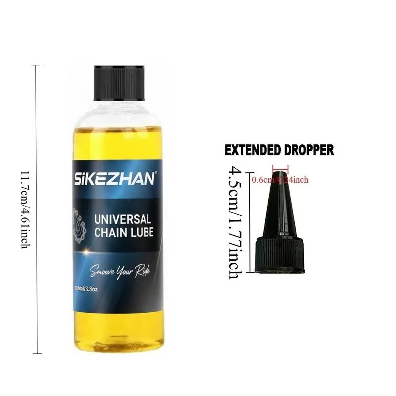 All-in-One Self-Cleaning Chain Oil for MTB, Gravel & E-Bikes – Long-Lasting Wet Lube for Harsh, Muddy Conditions By SIKEZHAN
