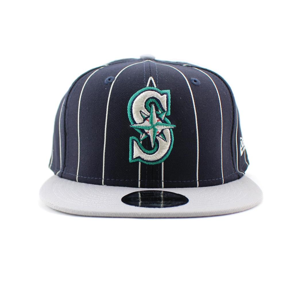 [New Era] Cap 9FIFTY Snapback VINTAGE STRIPE SNAPBACK CAP Hat 950 MiLB MLB Minor League (Seattle Mariners) [Used]