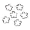 10pcs/lot 15x15mm Cute Hollow Flower Charms Connector Pendant Fit DIY Handmade Metal Alloy Jewelry Making Supplies