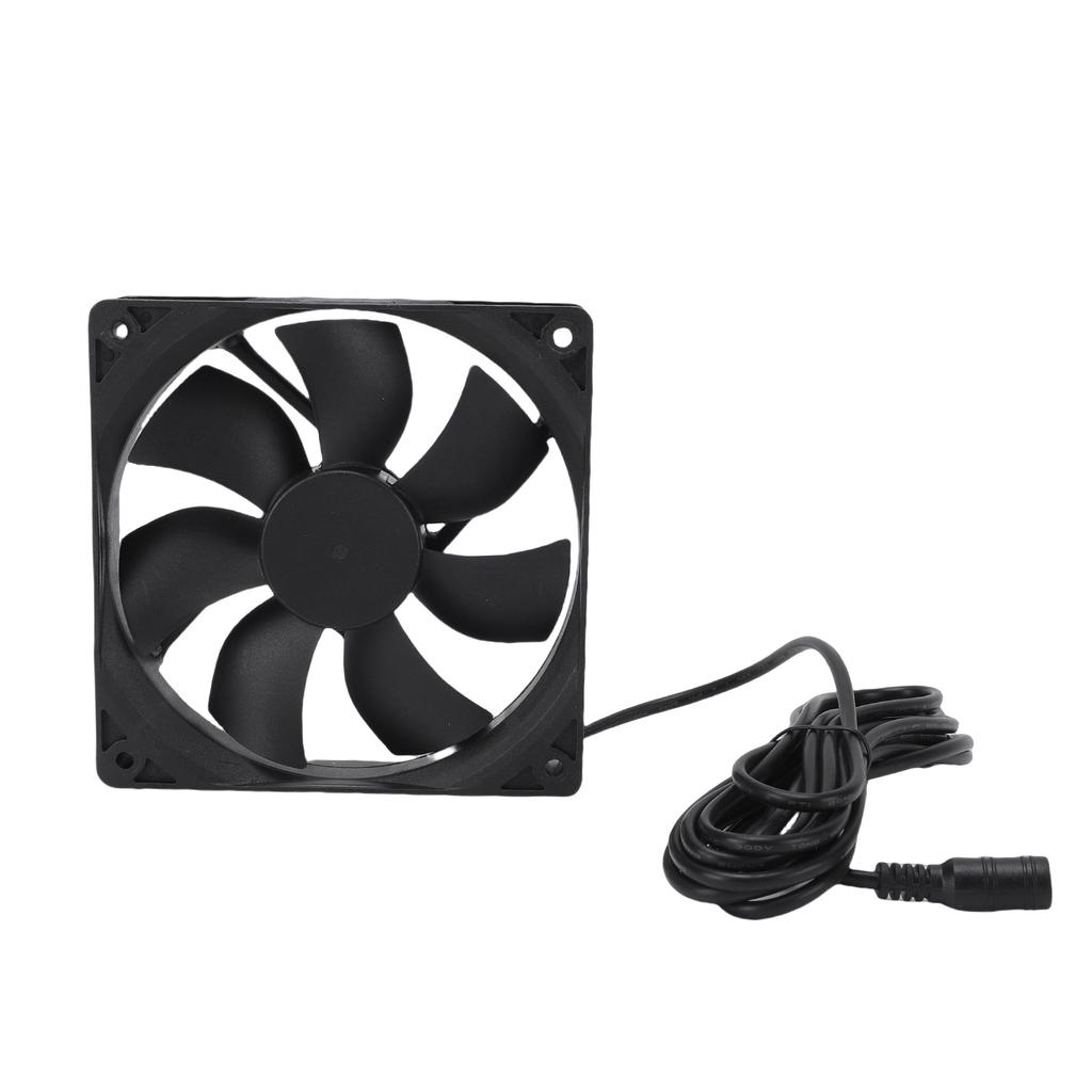 Solar Exhaust Fan 2 Speeds Adjustable 3 Start Up Modes Waterproofing Solar Chicken Coop Fan for Greenhouse