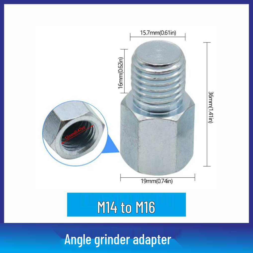 M16 auf M14 auf 5/8 Winkelschleifer Schraubadapter für Polierscheiben