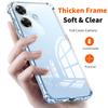 Airbag Shockproof Soft Silicone Case For Realme Note 60 60X Case Transparent Protect Phone Cover For Realme Note 50 Funda