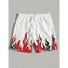 Ink Wash 3D Gradient Print Men's Shorts Summer Hawaiian Beach Casual Loose Sports Quick-Drying Swim Trunks
