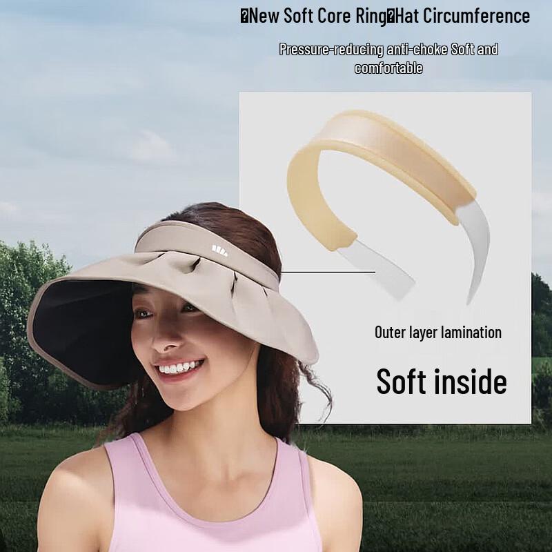 Beneunder Women's Lightweight UV Protection Large Brim Visor