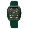 Modern Silicone Mens Quartz Watch With Buckle Closure Suitable For Men