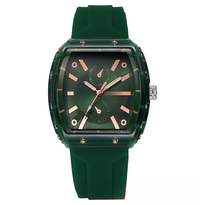 Modern Silicone Mens Quartz Watch With Buckle Closure Suitable For Men