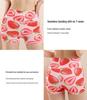 Strawberry Donut High-Waist Yoga Shorts - Women's Printed Fitness & Sportswear.