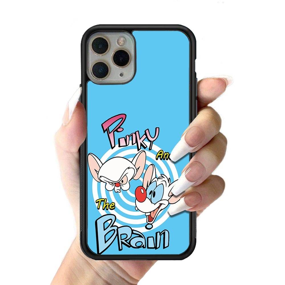 Pinky And The Brain Phone Case Silicone PC+TPU For For iPhone 11 12 13 14 15 16 Plus Pro Max Cover