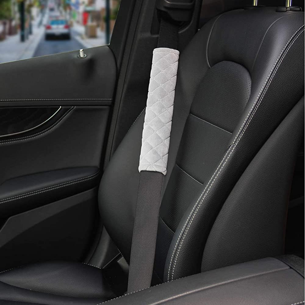 Universal Car Seat Belt Cover Adjustable Plush Car Safety Belt Cover Shoulder Pad for Kids Adults Car Interior Accessories CLE