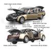 1/24 Scale Benz 62S Diecast Car Model Toy, Pull Back Toy Vehicle with Sound and Light for Kids Toddler Boys Girls Gift Collection