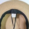 New summer straw hat encryption bow straw hat sun hat sun hat sun hat casual flat top hat versatile big eaves hat
