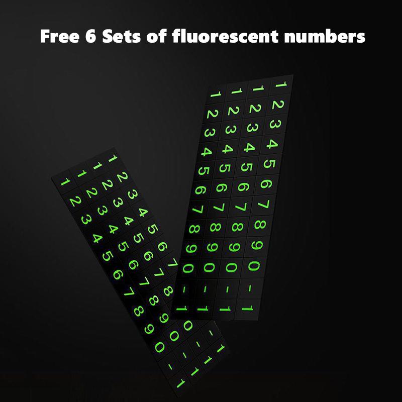 VAORLO Araba Styling Geçici Park Kartı Telefon Numarası Kart Plakası Telefon Numarası Araba Park Durdurma Araba-styling Otomobil Aksesuarları