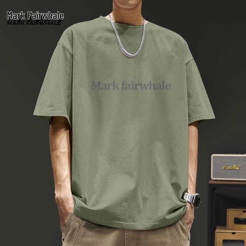 Mark Fairwhale Men s Summer Pure Cotton Short Sleeve T-shirt XL