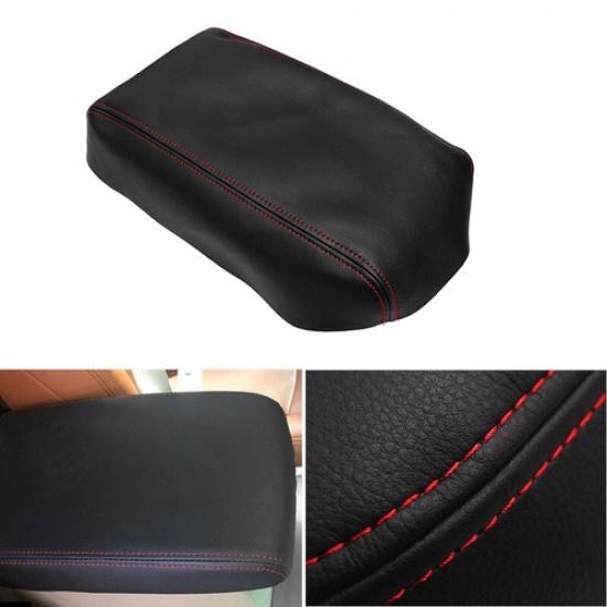 Center Console Armrest Box Leather Cover Trim For Toyota Highlander 2008-2013