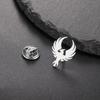 Phoenix Brooch Pin Stainless Steel Animal Gold Color Suit Collar Badges for Men Women Totem Jewelry Wholesale 2026 New