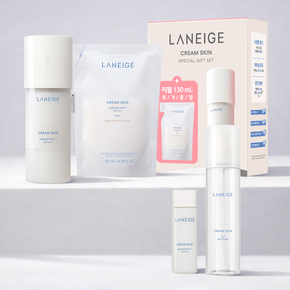 

LANEIGE Cream Skin Refiner Deep Hydration Moisturizing Toner Set 170mL + 130mL
