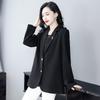 2024 Autumn/Winter Plus Size Slimming Commuter Suit Jacket for Middle-Aged Women