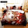 Lovely Dog Bedding Set Duvet Cover Set 3d Bedding Digital Printing Queen Size Bedding Set Fashion Design