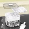 50 Grid Ice Cube Mold Large Capacity Reusable Ice Maker Household Food Grade Double-Layer Ice Storage Box Ice Cube Tray Mold