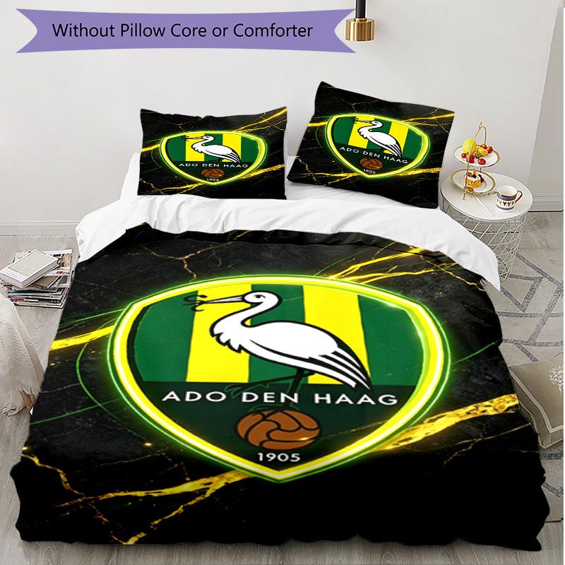 3pcs Duvet Cover Set (1*Duvet Cover + 2*Pillowcase, Without Core), ADO Den Haag Print Soft All‑Season Bedding Set, Home Bedroom Decor Gift