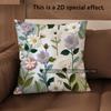 2D Vintage Floral 2D  Print Throw Pillow Covers Pattern Cushion Cover Suitable For Sofa Bedroom Car Pillow Cover
