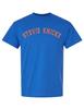 Stevie Knicks Classic T Shirt Royal Blue T-shirt Orange Design