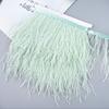Diy Handmade Accessories Colorful Ostrich Feather Cloth Edge Decorative Accessories Clothing Accessories Wedding Skirt