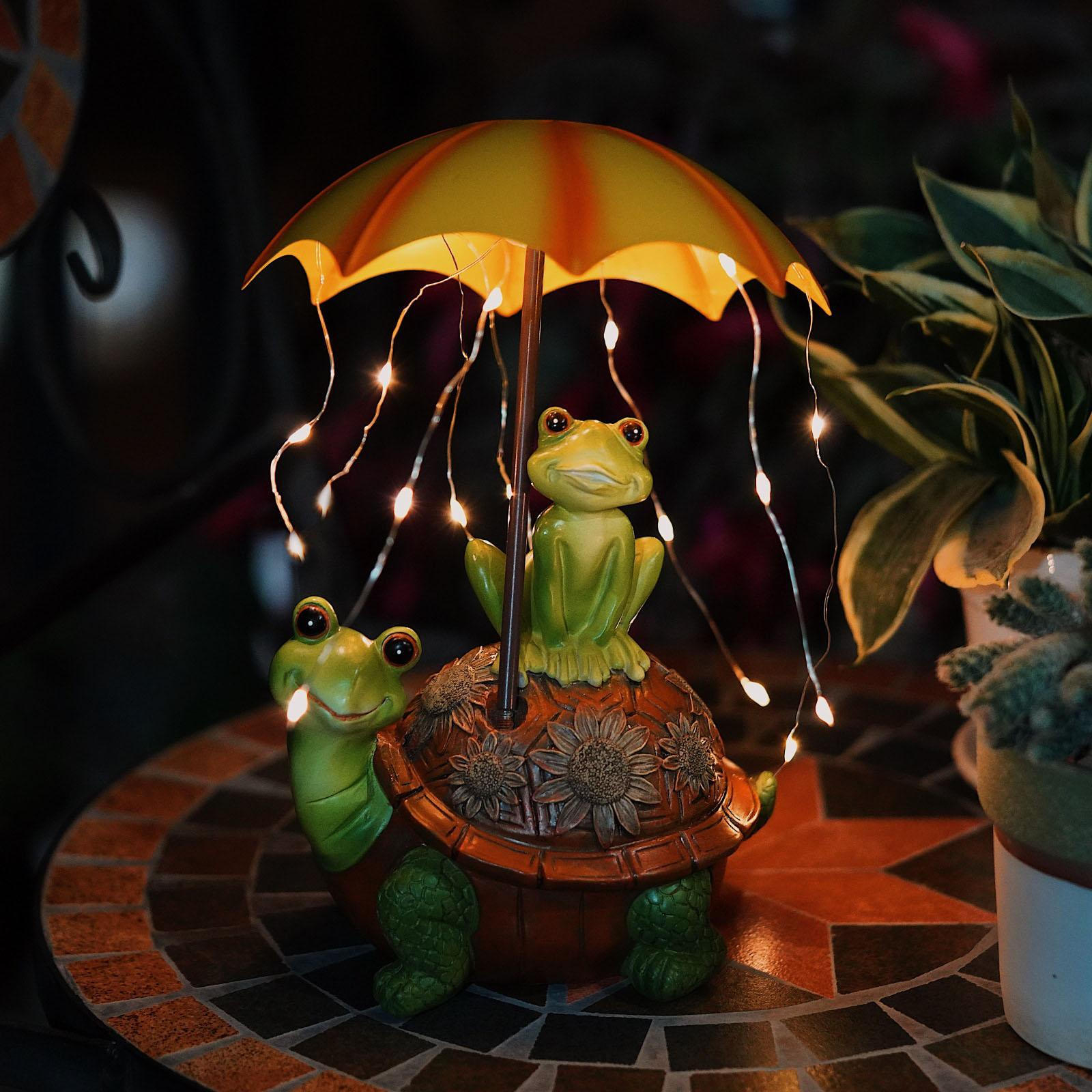 Luci Solari Da Giardino A Forma Di Tartaruga, Decorazione Da Esterno In Resina, Lanterna Impermeabile Per Patio, Prato E Cortile, Regalo Con Scatola